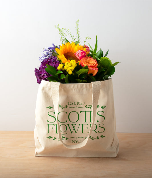 Scotts Flowers Tote Bag